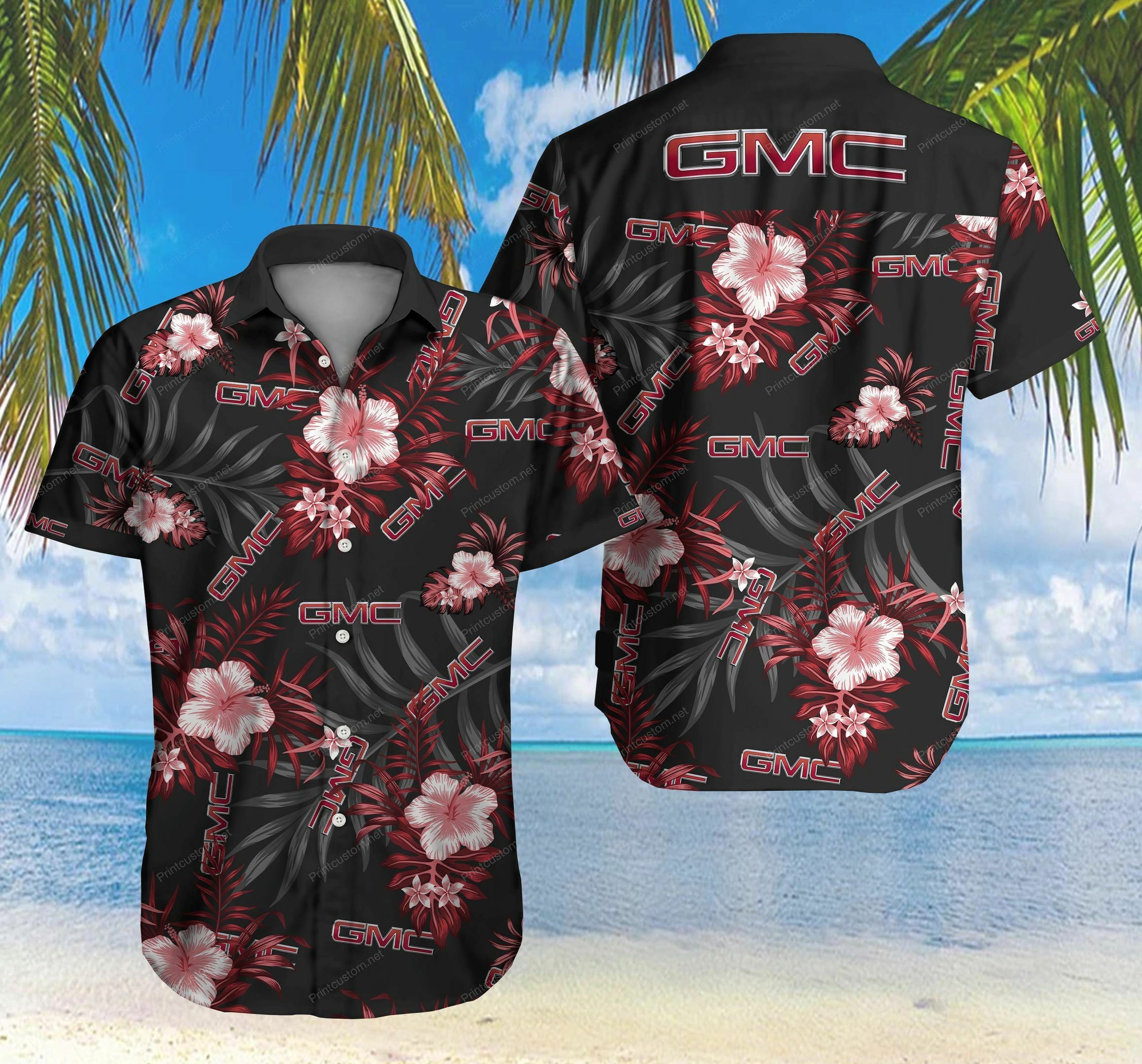 Gmc Hawaiian Shirt Summer Beach Outfit