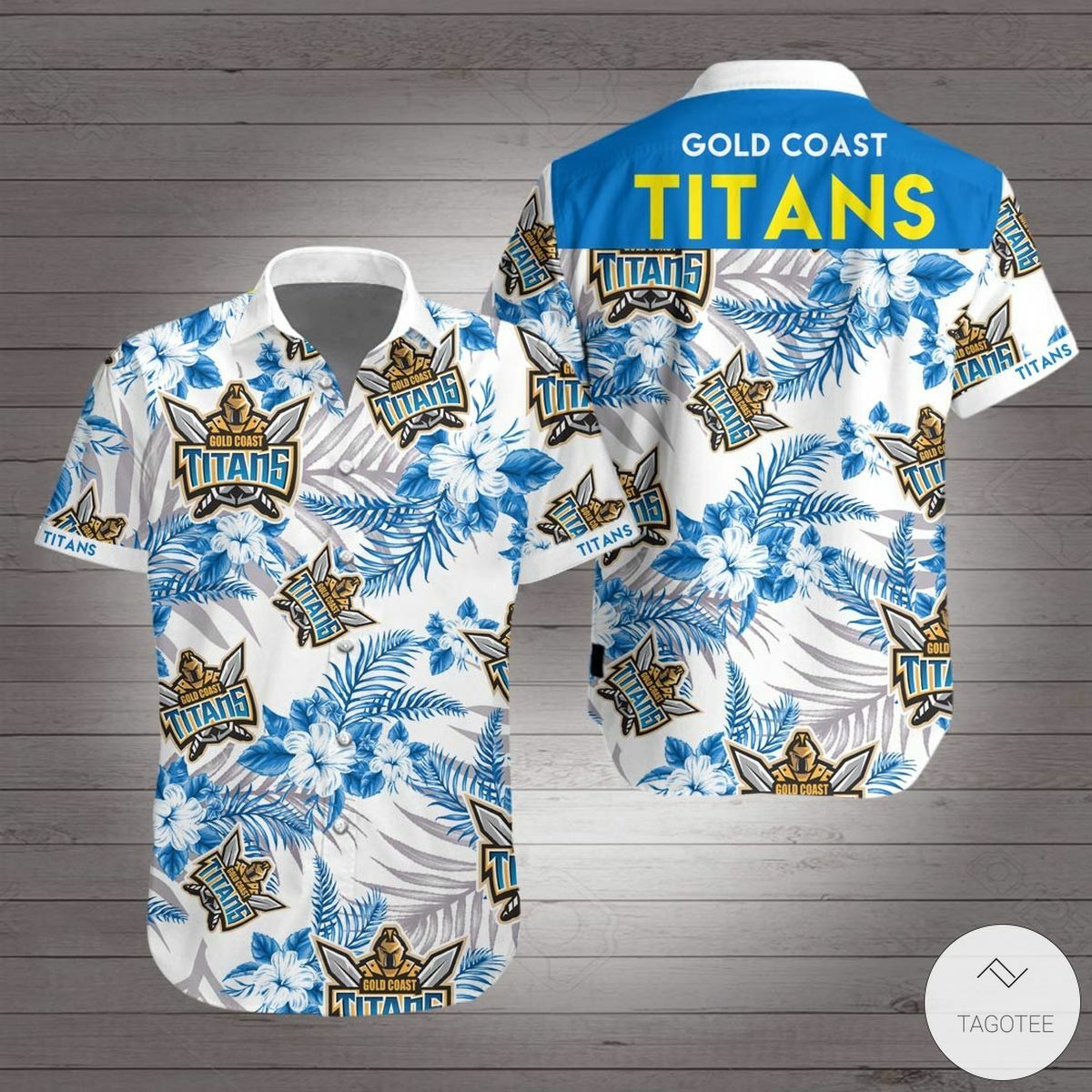 Gold Coast Titans Hawaiian Shirt Beach Outfit Summer