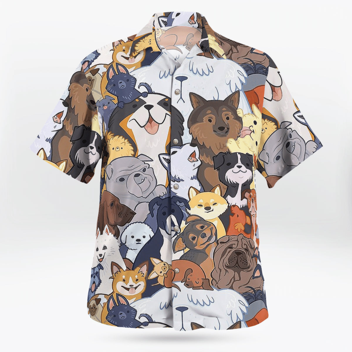 Golden Retriever Cute Hawaiian Shirt