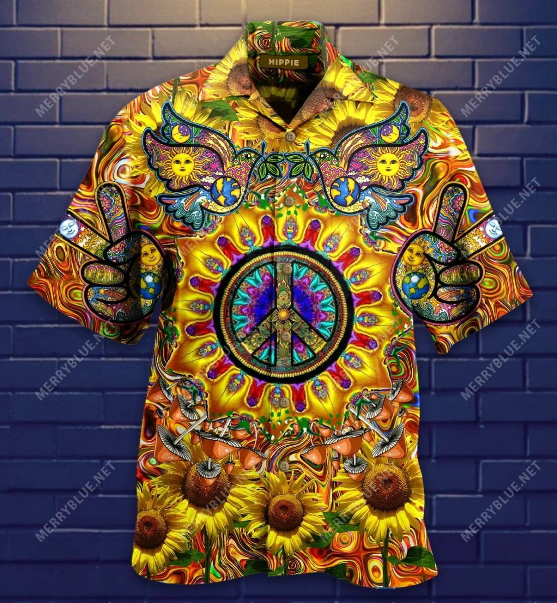 Good Vibes Only Hippie Suower Hawaiian Shirt