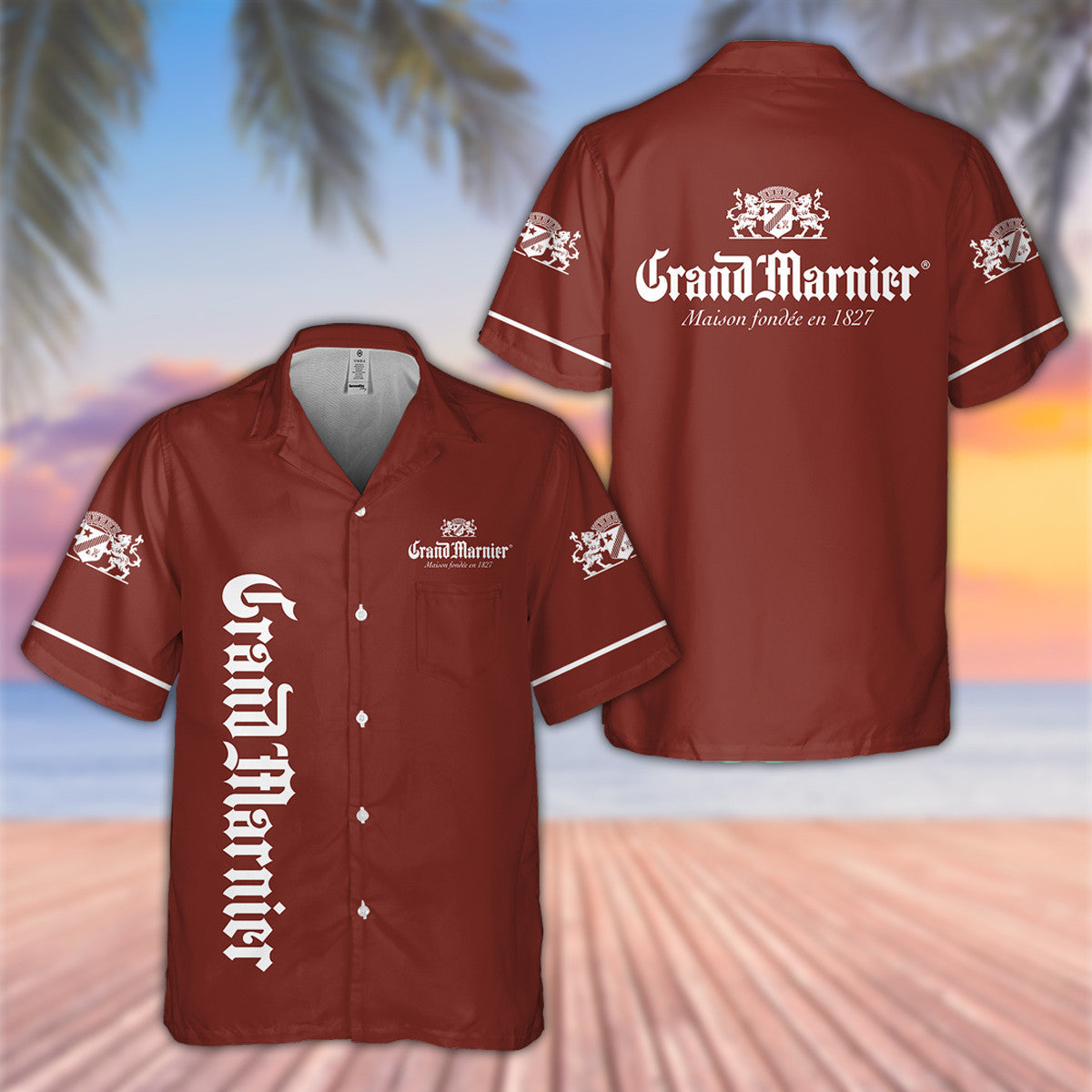 Grand Marnier Hawaiian Shirt Outfit Summer Beach