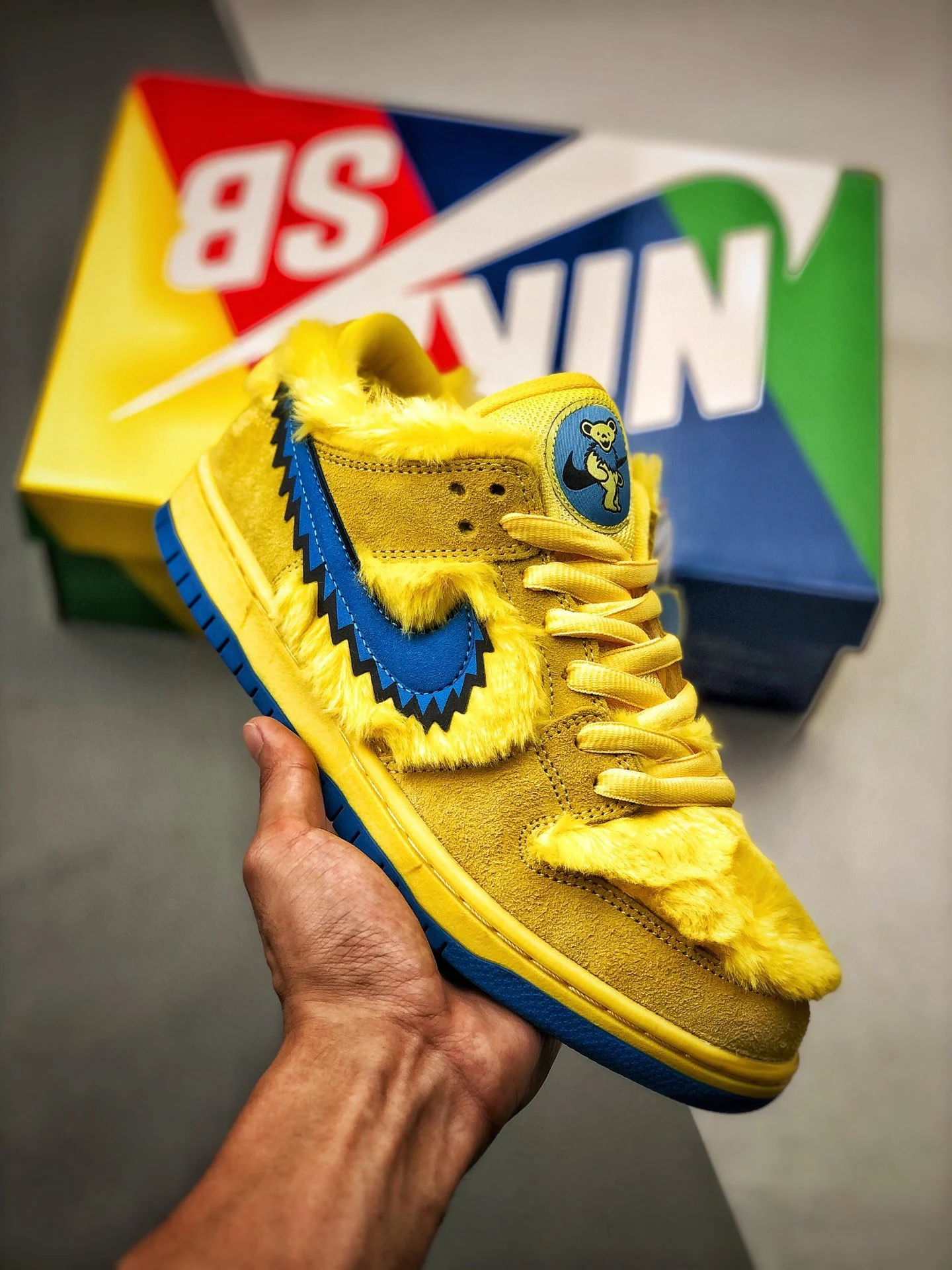 Grateful Dead x Nike SB Dunk Low Yellow Bear For Sale