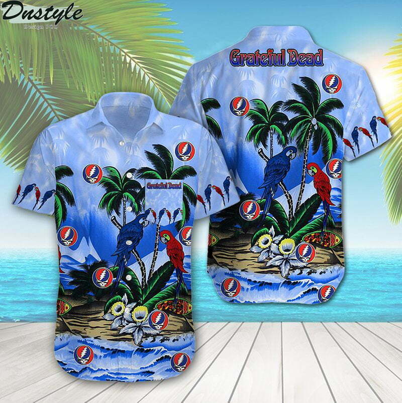 Grateful Dead Tropical Parrot Hawaiian Shirt