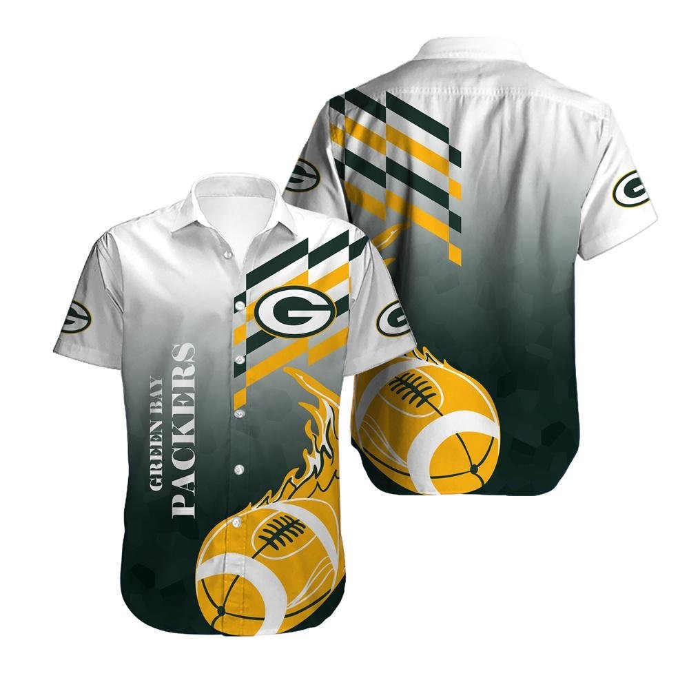 Green Bay Packers Hawaiian Shirt Summer Beach Outfit