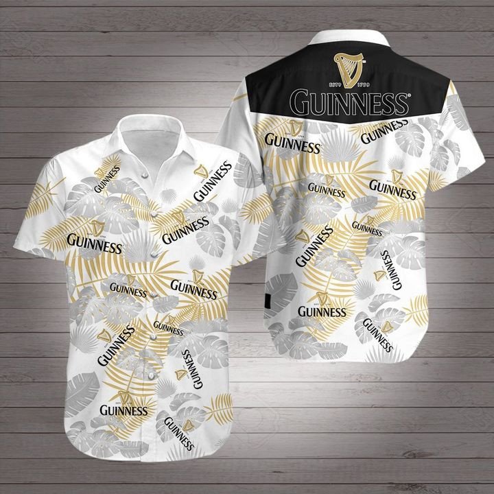 Guinness Beer Hawaiian Shirt Summer Outfit Beach