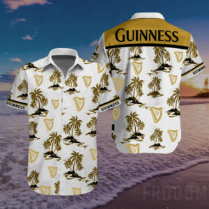 Guinness Beer Hawaiian Shirt Beach Summer Outfit