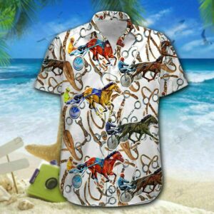 Harness Racing Men Hawaiian Shirt