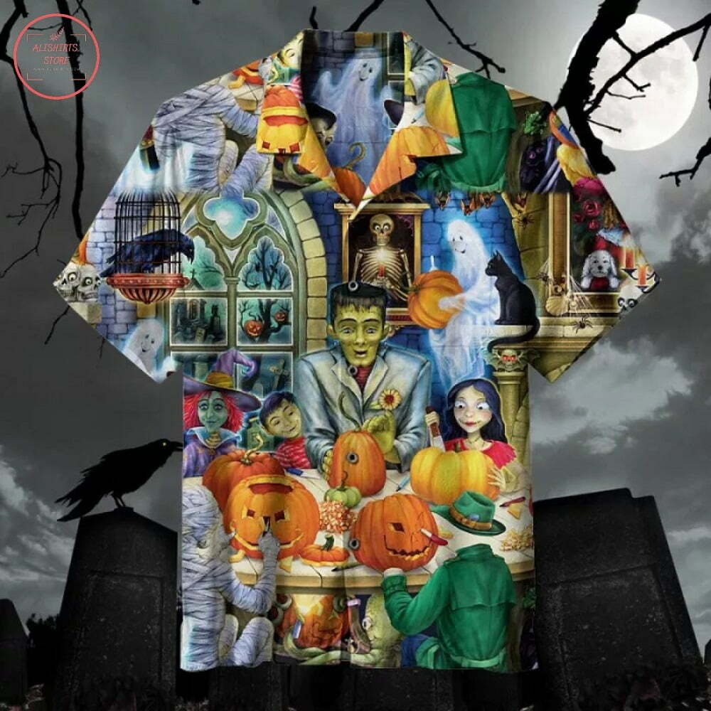 Haunted House Party Hawaiian Shirt