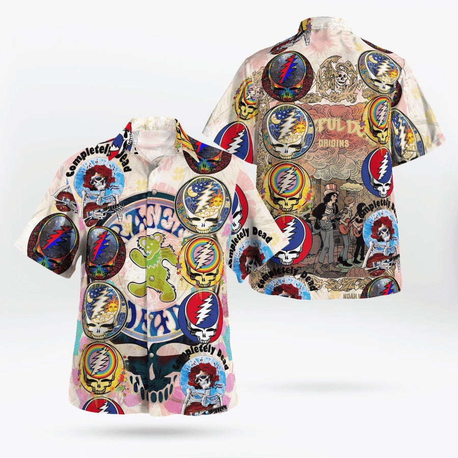 Bears Grateful Dead Hawaiian Shirt