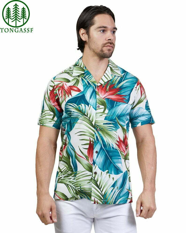 Leaf Bird Of Paradise Hawaiian Shirt