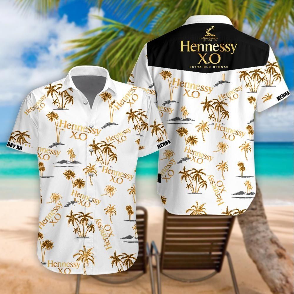 Hennessy X.O Hawaiian Shirt Beach Outfit Summer