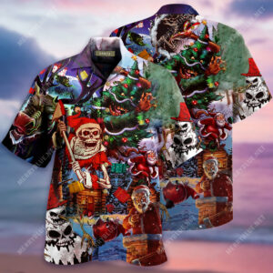 Here Comes Santa Claus Hawaiian Shirt