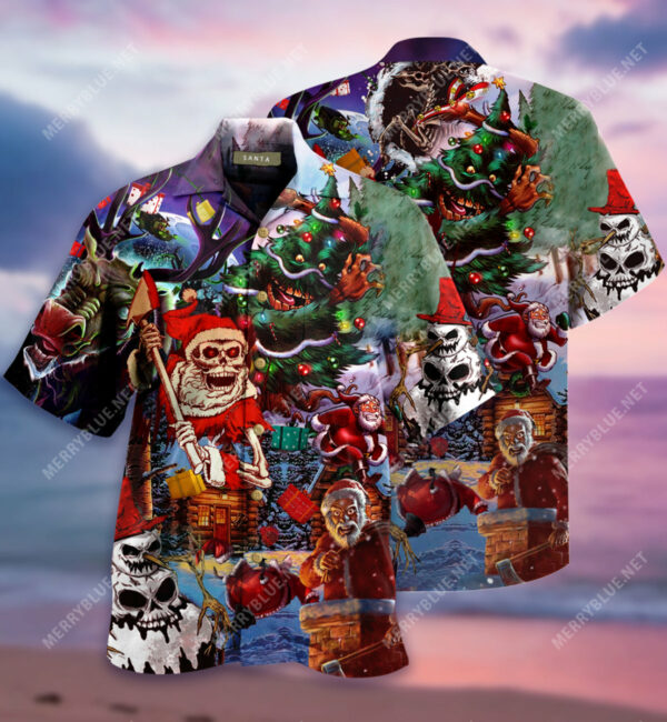 Here Comes Santa Claus Hawaiian Shirt