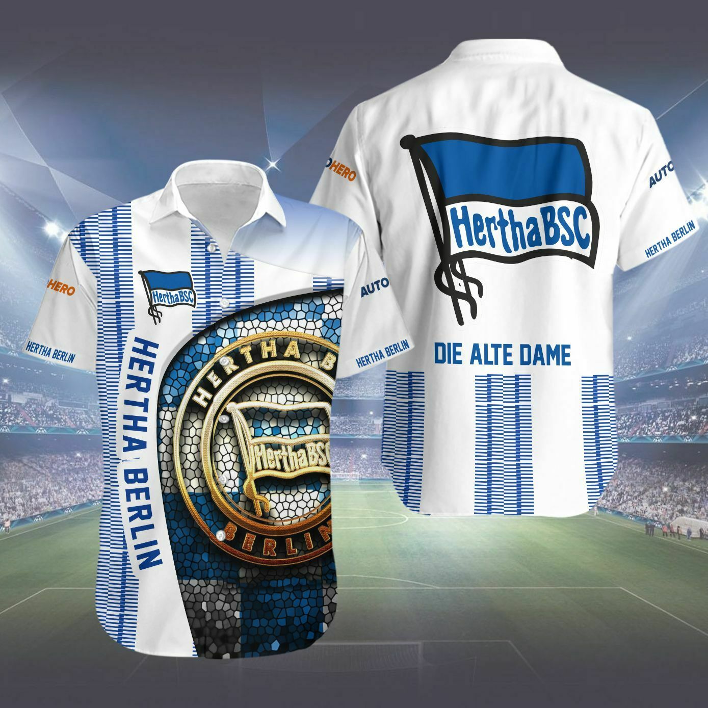 Hertha Berlin Die Alte Dame Hawaiian Shirt