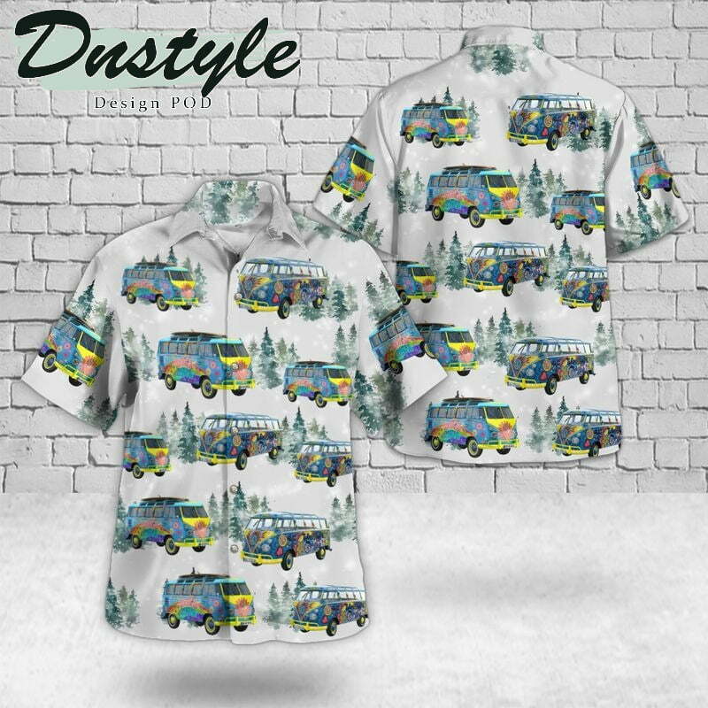 Hippie Volkswagen Samba Hawaiian Shirt