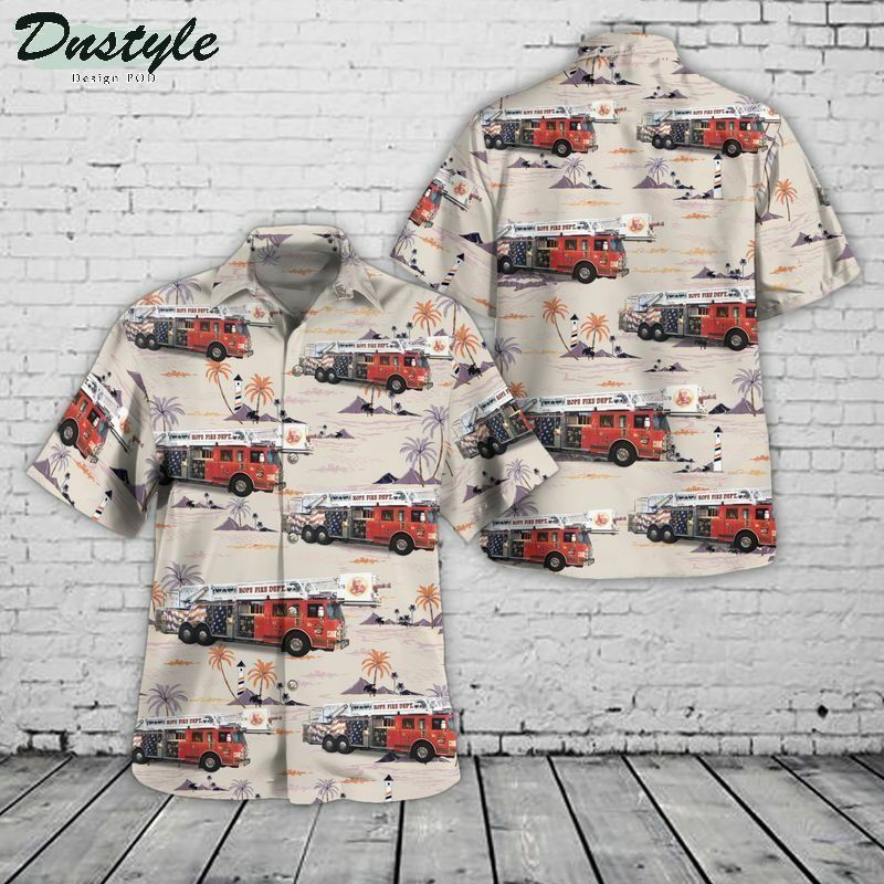 Hope Volunteer Fire Department Indiana Hawaiian Shirt