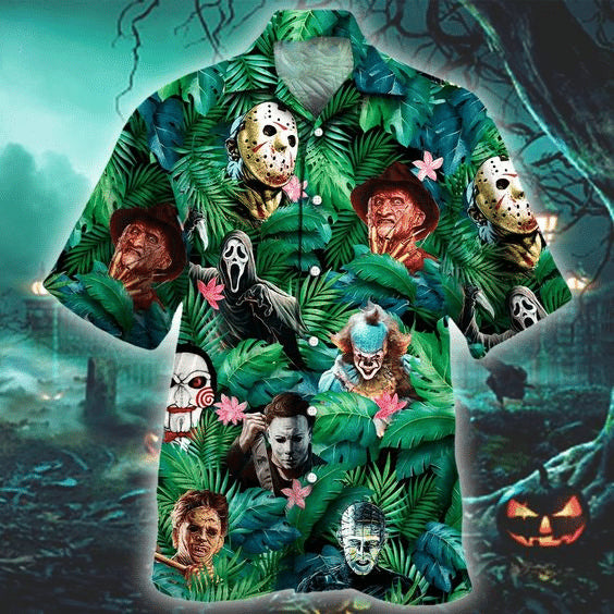 Horror Characters 2 Hawaiian Shirt