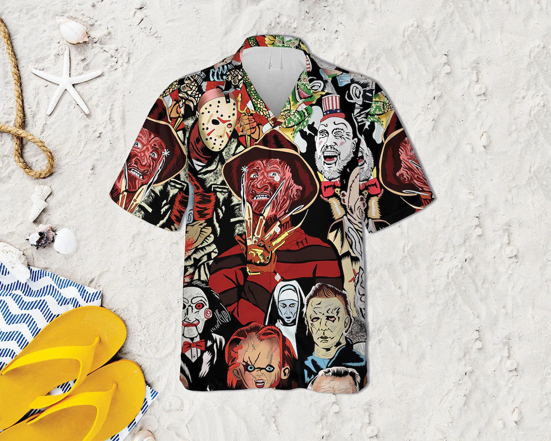 Horror Squad Tropical Hawaiian Shirt