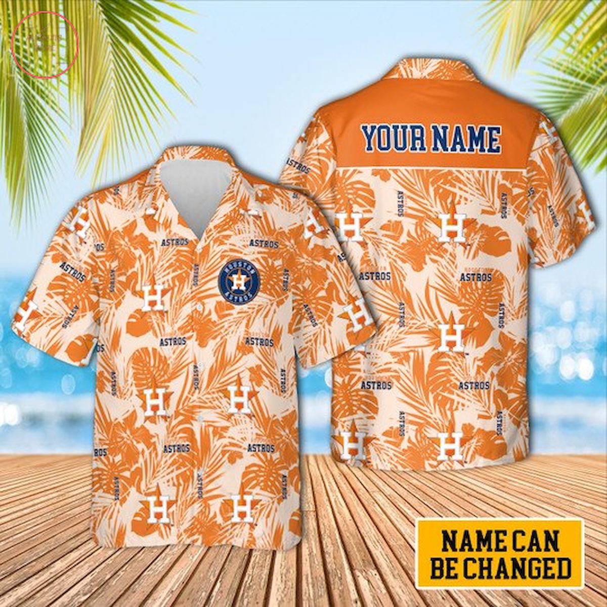 Houston Astros Personalized Hawaiian Shirt