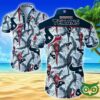 Houston Texans Dark Blue And Red Hawaiian Shirt