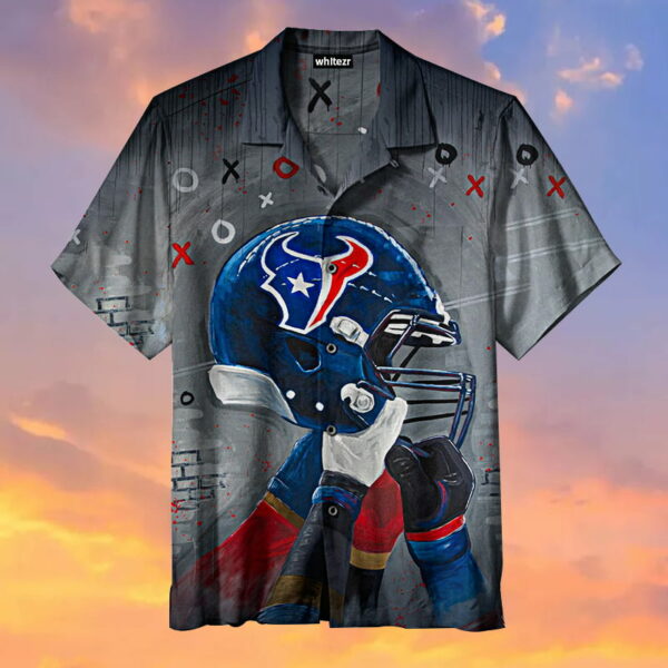 Houston Texans Grey Hawaiian Shirt