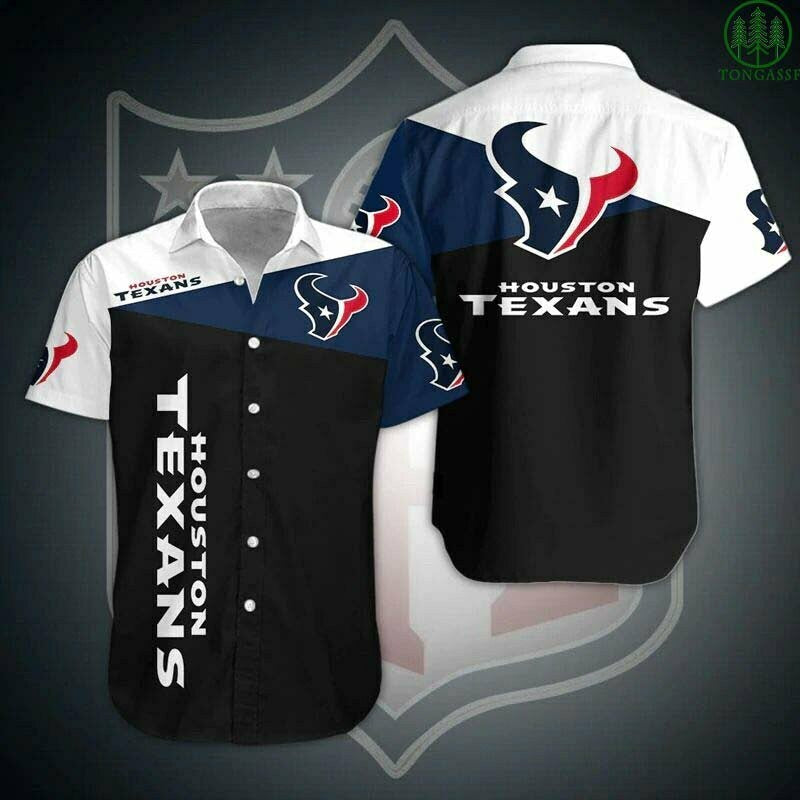 Houston Texans Hawaiian Shirt Beach Outfit Summer