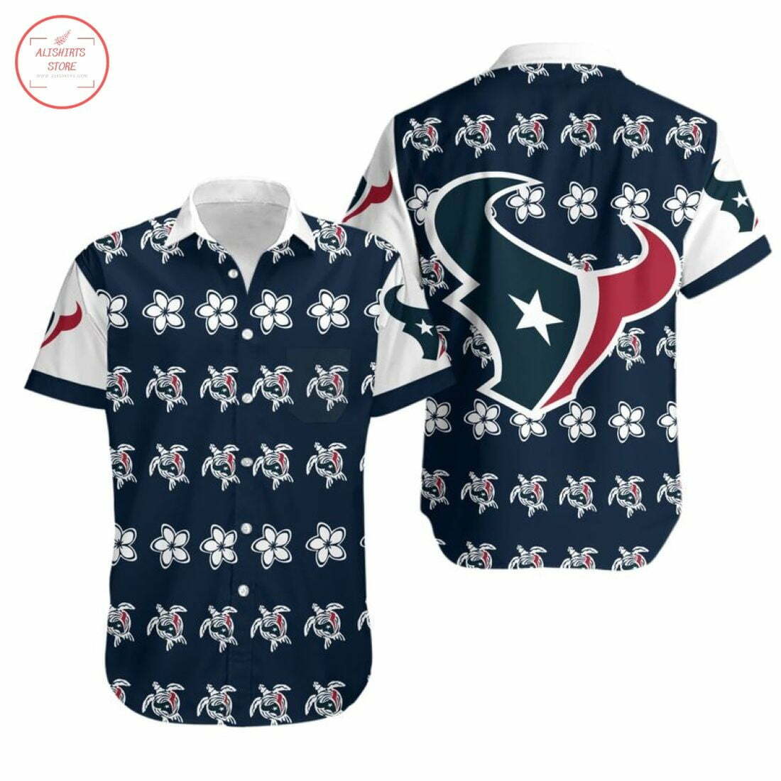 Houston Texans Turtle Hawaiian Shirt