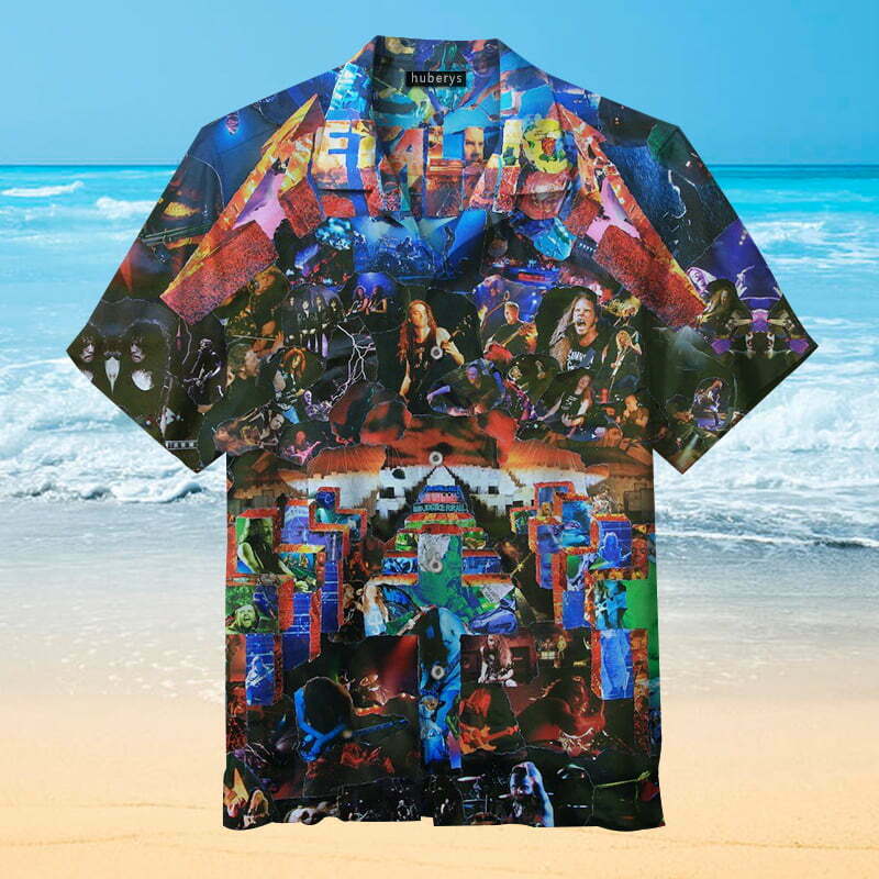 I Love Rock Music (Metallica) Hawaiian Shirt