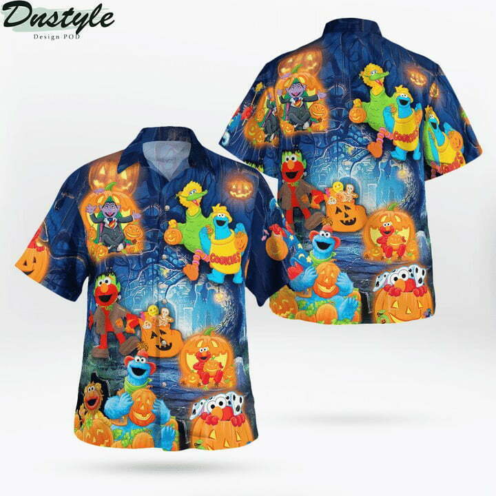 In Sesame Street Hawaiian Shirt Summer Beach Outfit