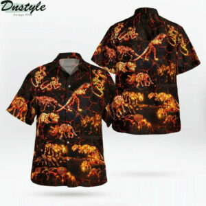 In To The Park Dinosaurs Hawaiian Shirt