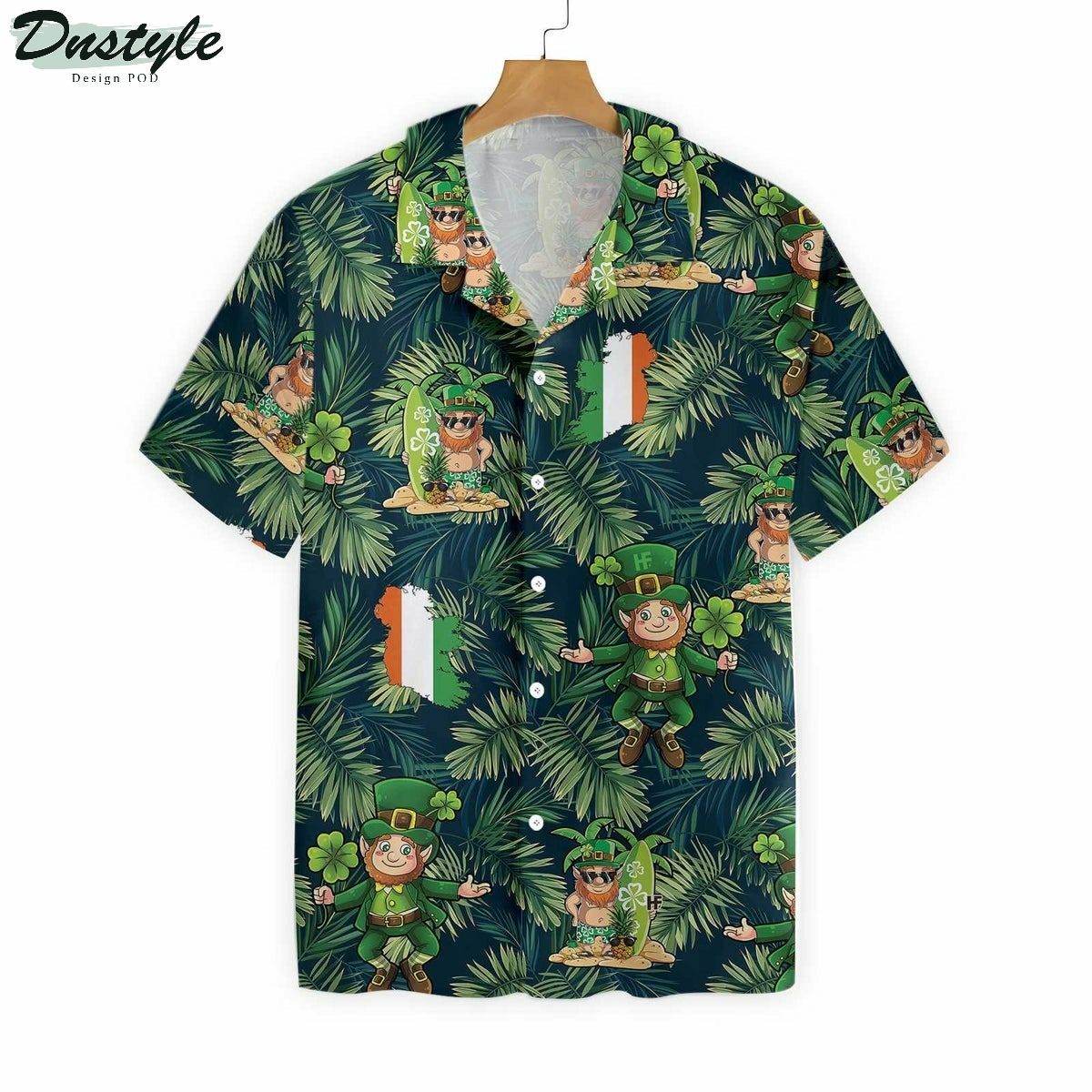 Irish People Proud Leprechaun Tropical Hawaiian Shirt