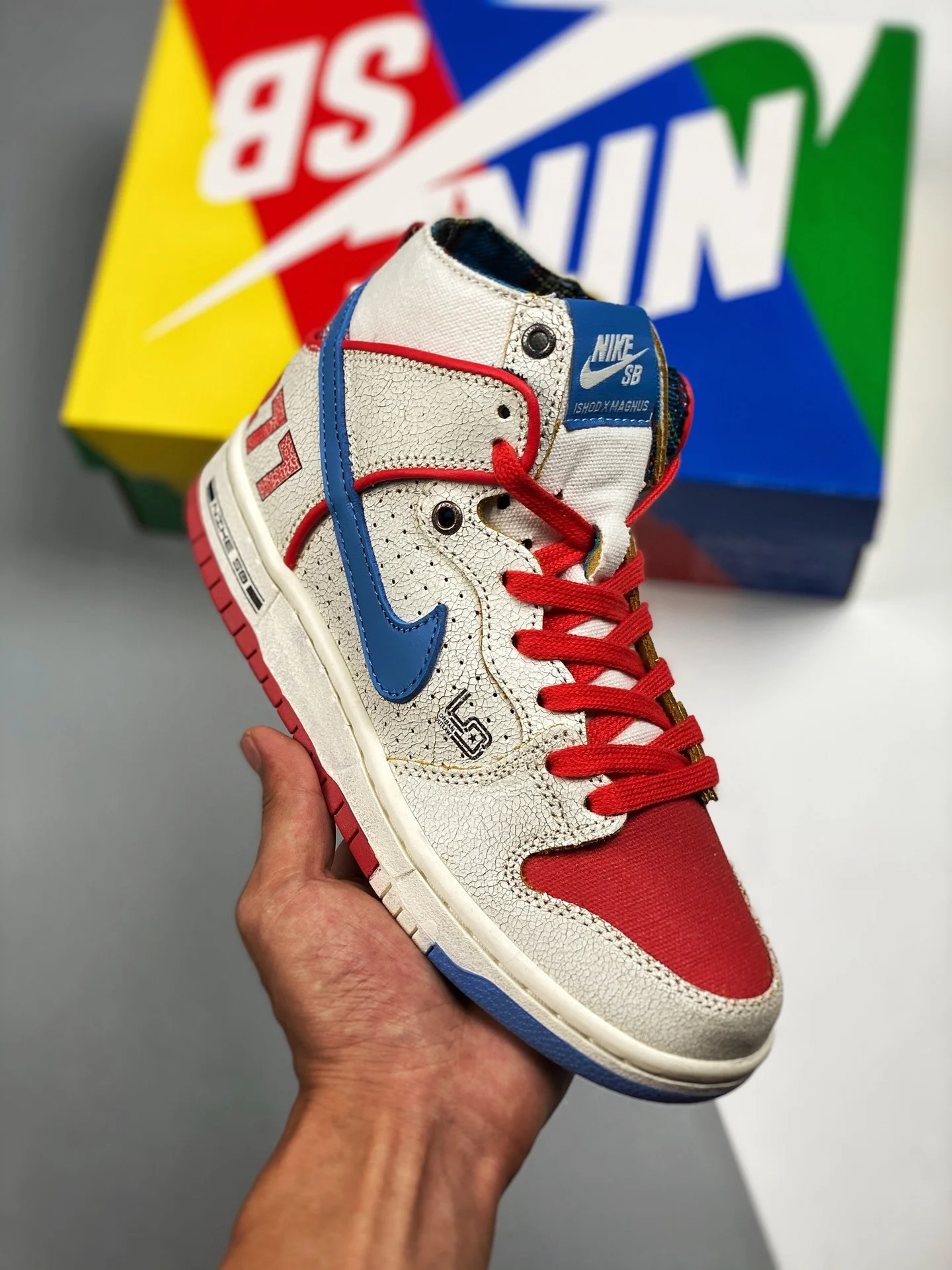 Ishod Wair x Magnus Walker x Nike SB Dunk High Sail For Sale