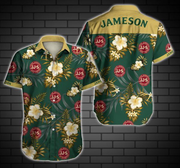 Jameson Irish Whiskey Hawaiian Shirt