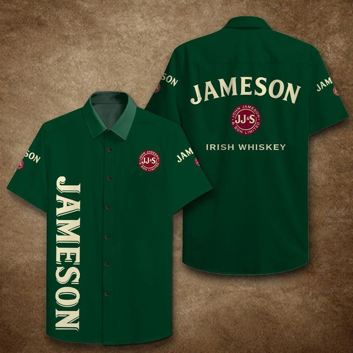 Jameson Irish Whiskey Hawaiian Shirt