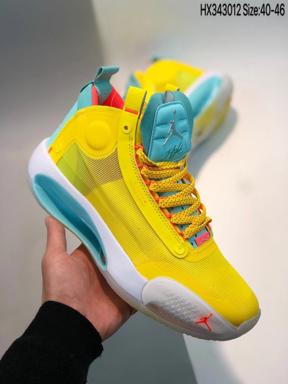 Jayson Tatum Air Jordan 34 Lemonade PE On Sale