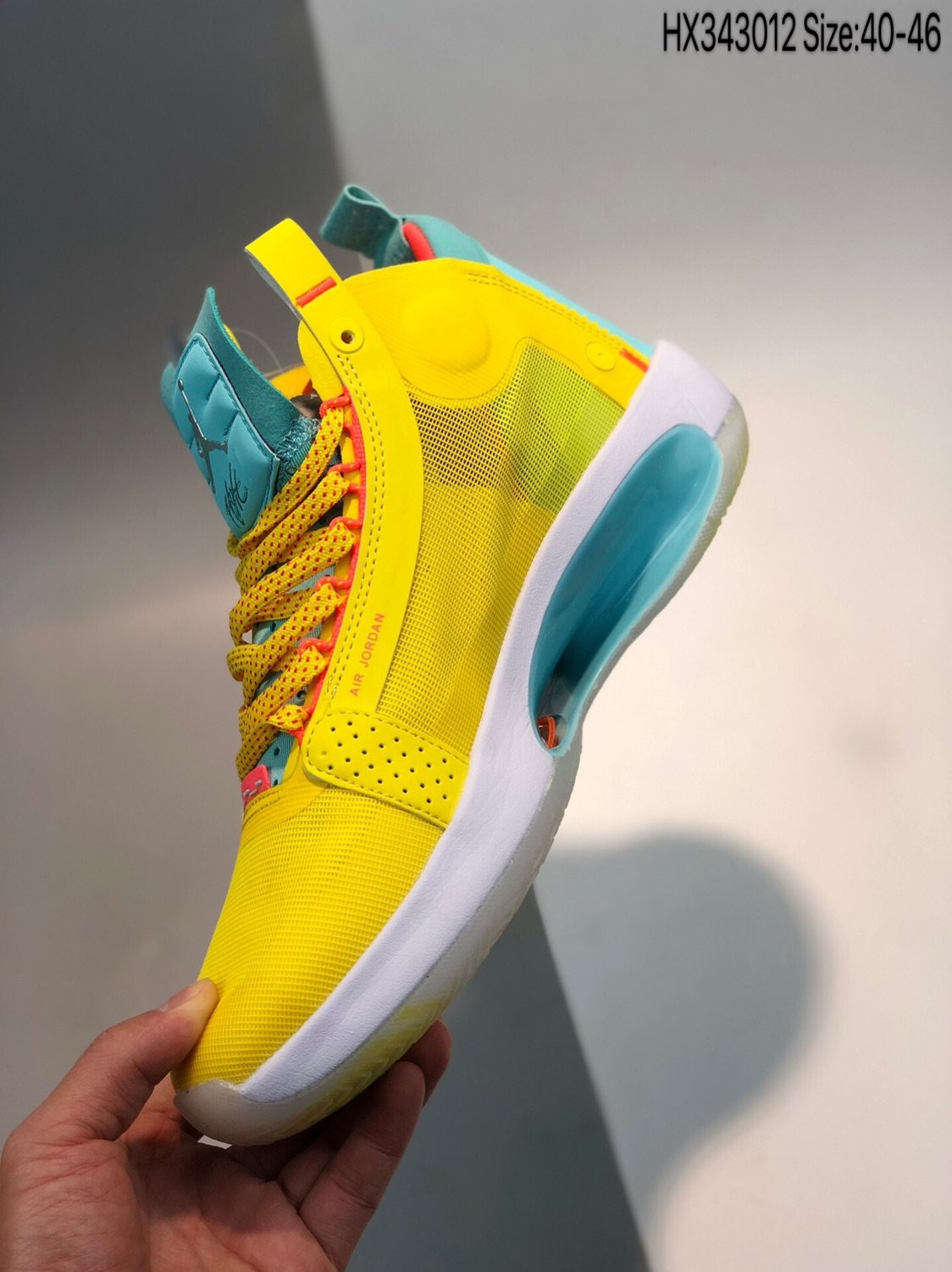 Jayson Tatum Air Jordan 34 Lemonade PE On Sale