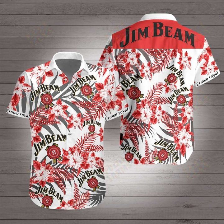 Jim Beam Hawaiian Shirt Summer Beach Outfit