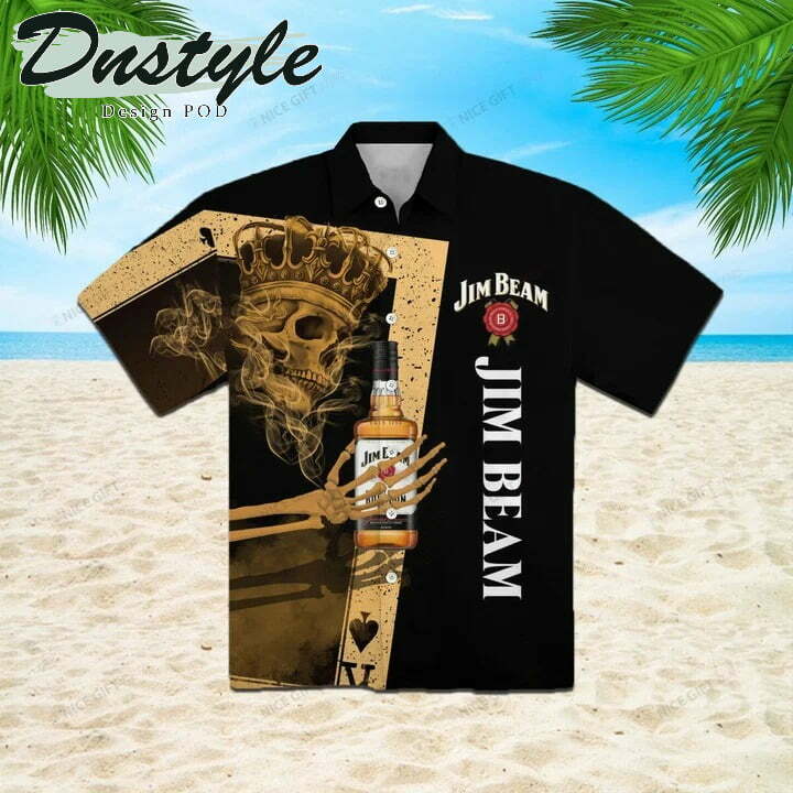 Jim Beam Whisky Hawaiian Shirt Beach Outfit Summer