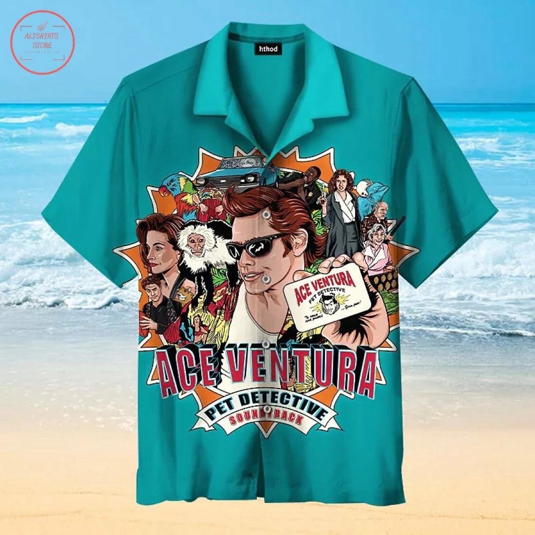 Jim Carrey Airplane Head S Hawaiian Shirt