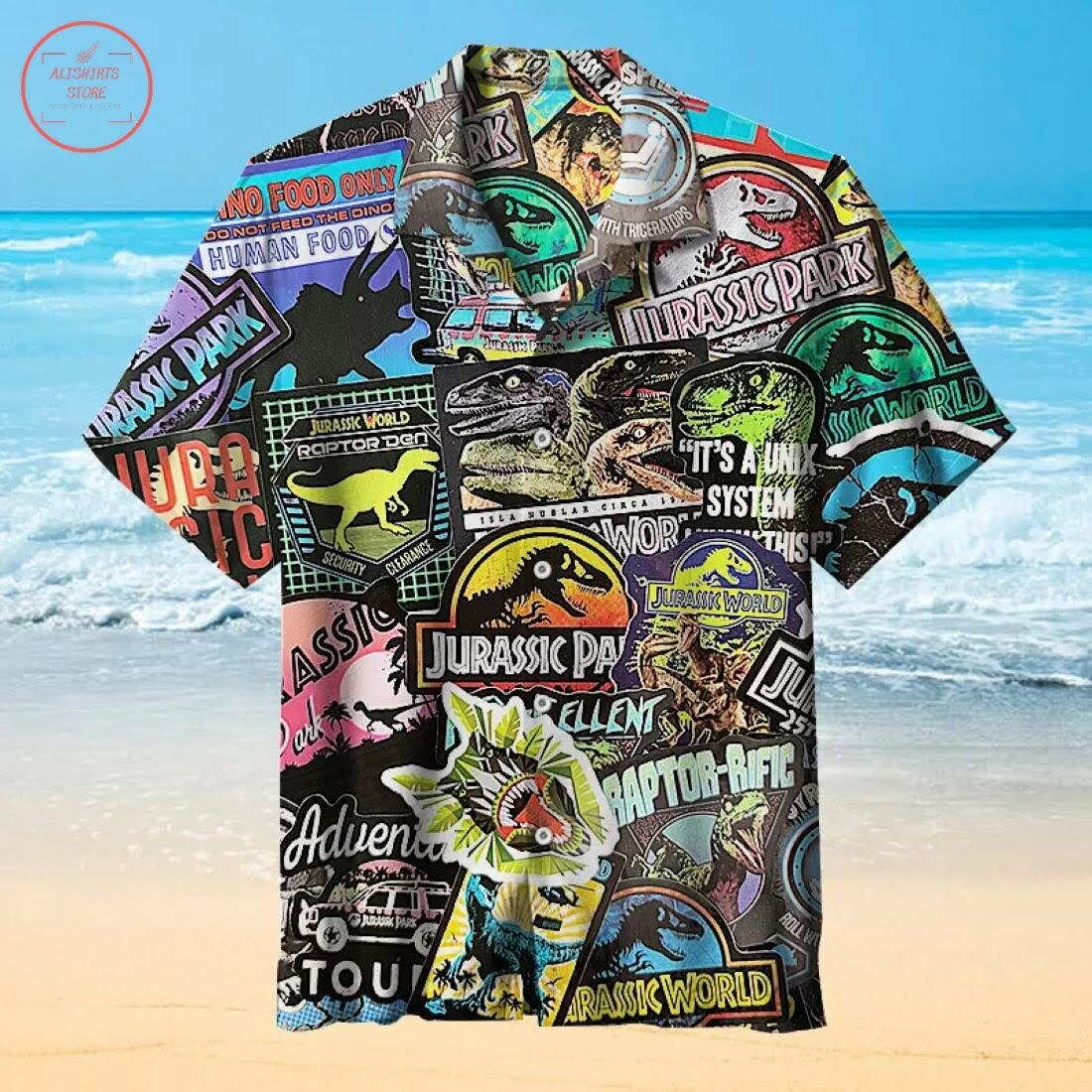 Jurassic Park World Hawaiian Shirt