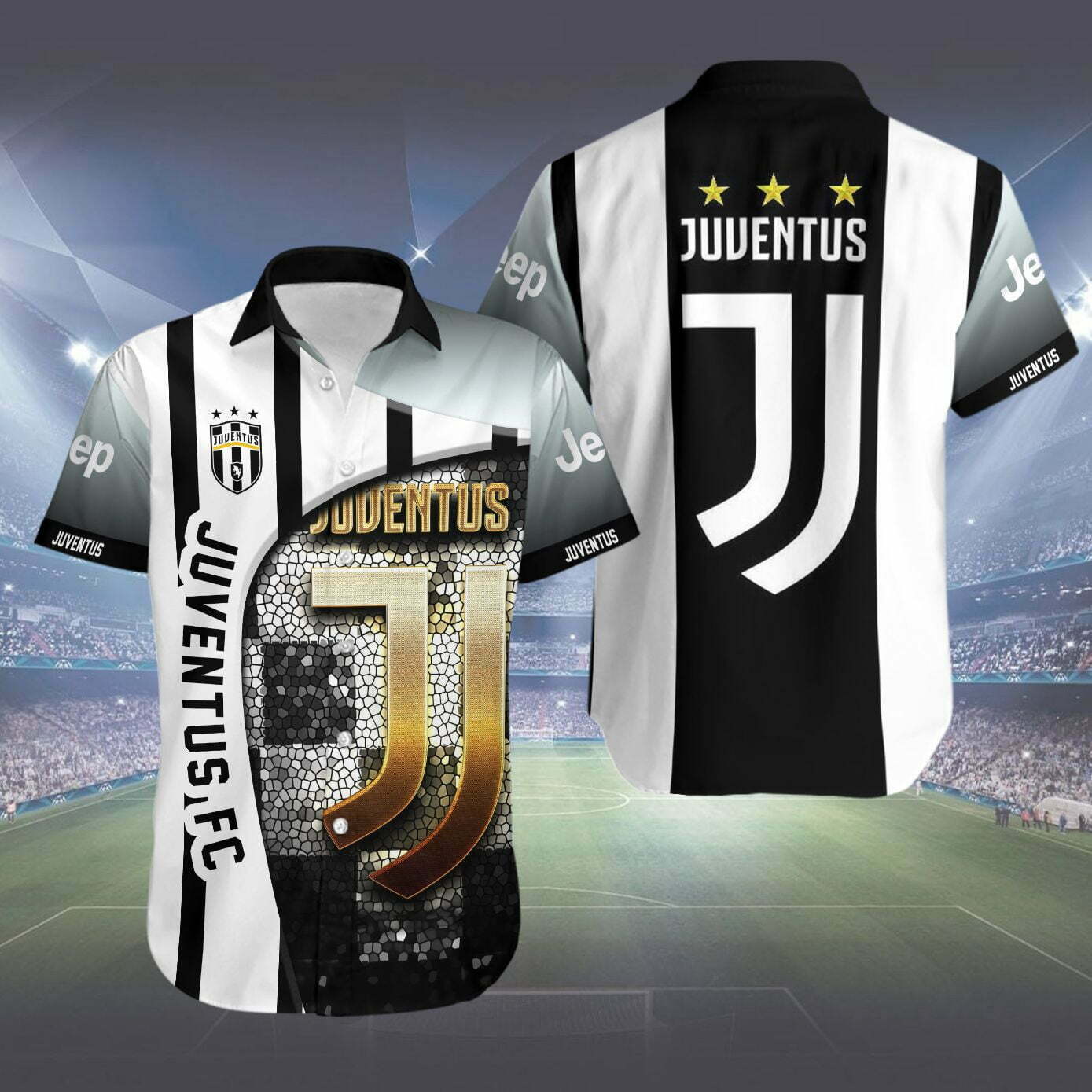 Juventus Fc Hawaiian Shirt Outfit Summer Beach