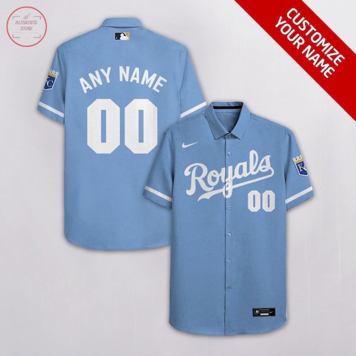 Kansas City Royals Customized Hawaiian Shirt