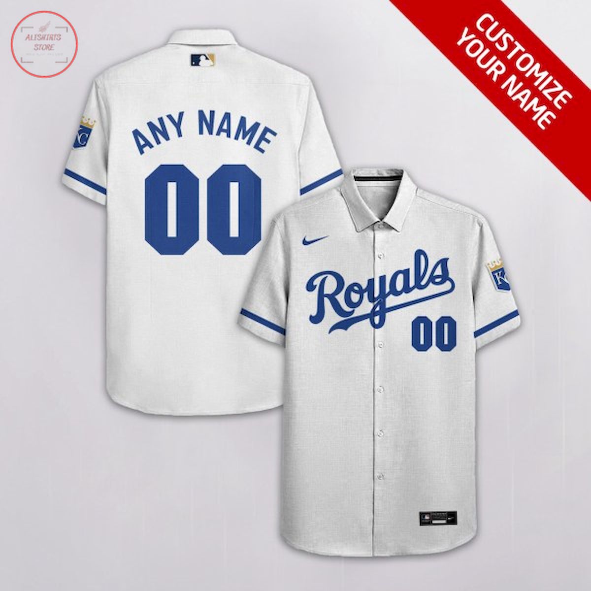 Kansas City Royals Personalized Hawaiian Shirt