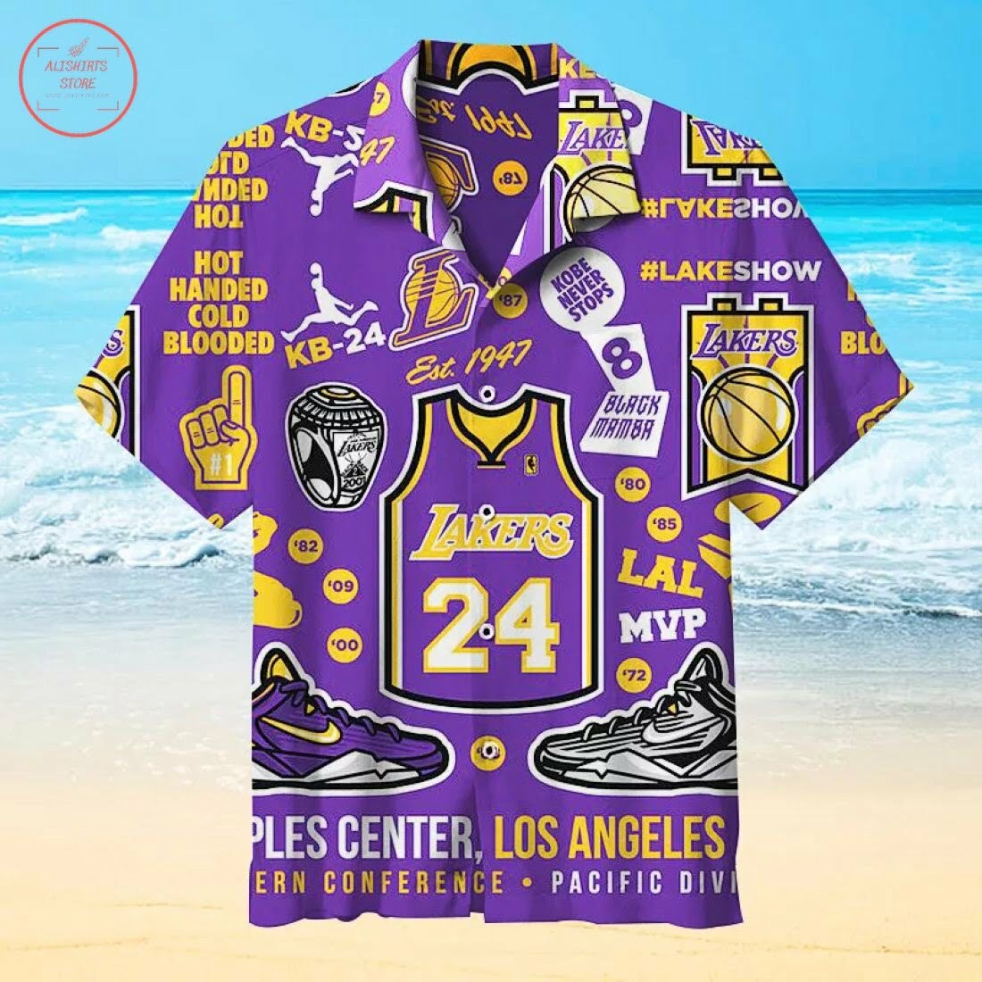 Kobe Bryant Hawaiian Shirt Beach Summer Outfit