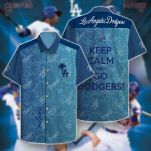 La Dodgers Hawaiian Shirt Summer Beach Outfit