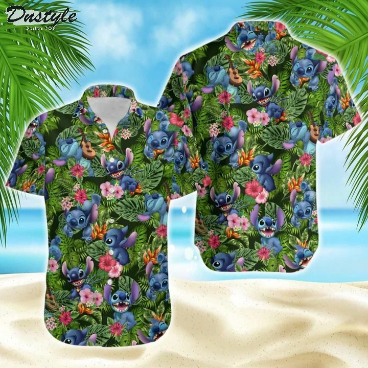 Lilo And Stitch Custom Tropical Hawaiian Shirt