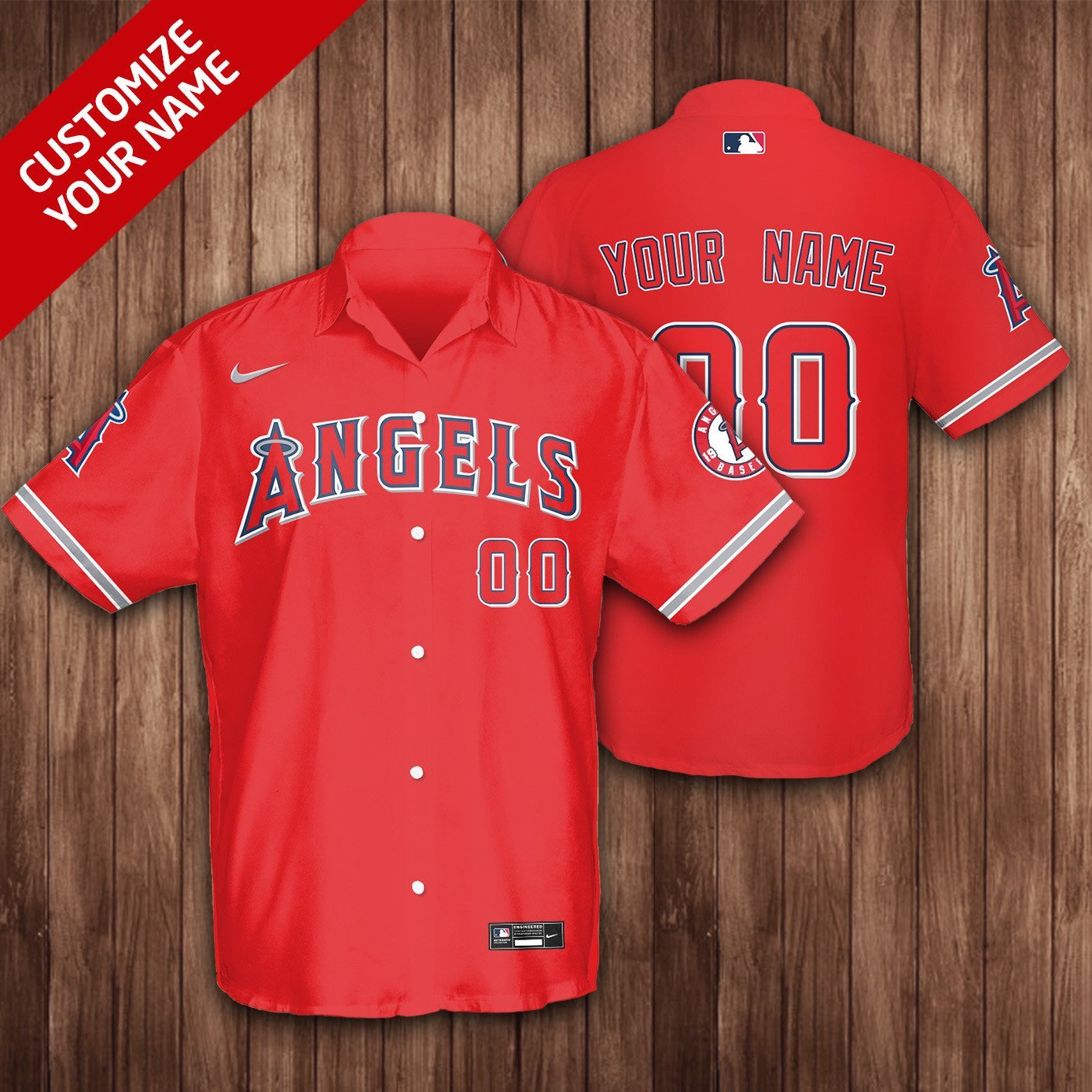 Los Angeles Angels Hawaiian Shirt