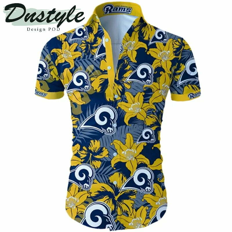 Los Angeles Rams Tropical Hawaiian Shirt