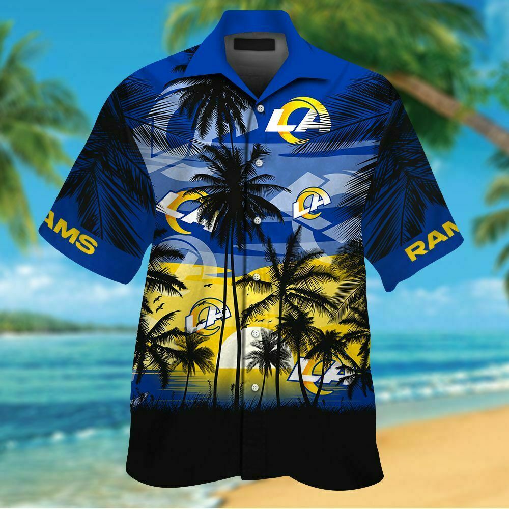 Los Angeles Rams Tropical Hawaiian Shirt