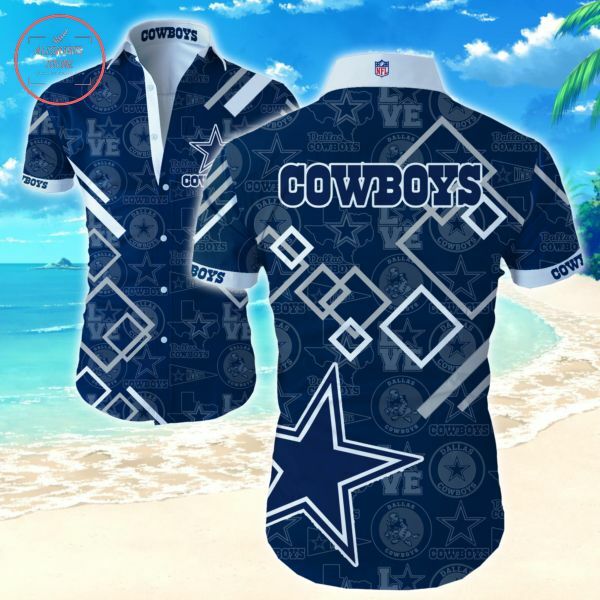 Love Dallas Cowboys S Hawaiian Shirt